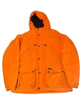 Woolrich Youth XL Blaze Orange Hooded Hunting Jacket Insulated Coat